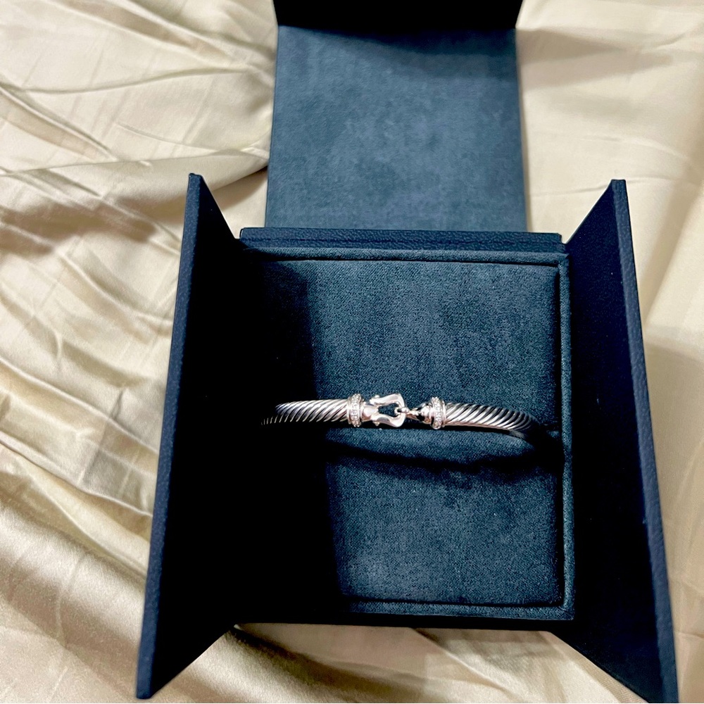 David Yurman Buckle Bracelet with diamonds